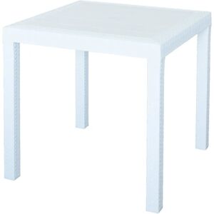 ALTRI Table de Jardin - Carré, Effet Rotin, Fabriqué en Italie - Table de Jardin - Publicité ALTRI Table de Jardin - Carré, Effet Rotin, Fabriqué en Italie - Table de Jardin - Publicité