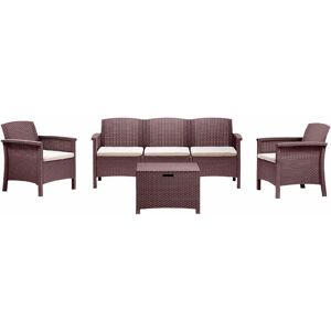 BICA Conjunto de Jardín Venezia iii - Muebles de jardín con sillones, sofá, mesa y cojines BICA Conjunto de Jardín Venezia iii - Muebles de jardín con sillones, sofá, mesa y cojines
