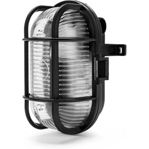 Velamp Turtle-n Oval Vägglampa - E27 Max 60W Svart Velamp Turtle-n Oval Vägglampa - E27 Max 60W Svart