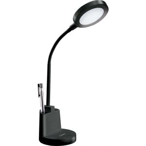 Velamp SWAN2 Lampada da scrivania LED 7W - Regolabile, Tattile, Portapenne Velamp SWAN2 Lampada da scrivania LED 7W - Regolabile, Tattile, Portapenne