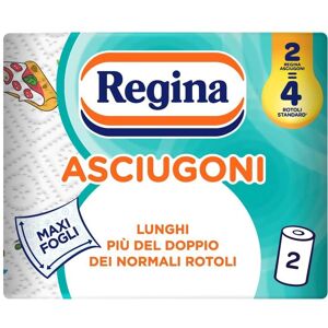 Asciugamani Regina - Due Rotoli - Foglie Più Grandi per Migliore Assorbenza Asciugamani Regina - Due Rotoli - Foglie Più Grandi per Migliore Assorbenza