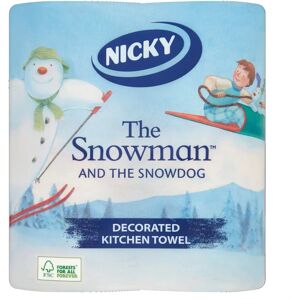 Nicky Snowman Snowdog 2-Ply Kitchen Paper Towels - 2 Rolls Nicky Snowman Snowdog 2-Ply Kitchen Paper Towels - 2 Rolls