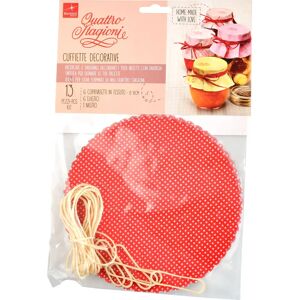 Bormioli Rocco 8004360054217 Rote Glasdeckelabdeckung - Zubehör für Einmachen Bormioli Rocco 8004360054217 Rote Glasdeckelabdeckung - Zubehör für Einmachen