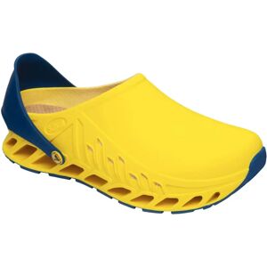 Scholl Evoflex Geel/Blauw Marine - Schoenen Scholl Evoflex Geel/Blauw Marine - Schoenen