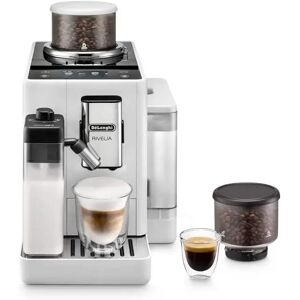 DeLonghi Rivelia White - Coffee Machine - Automatic, Compact DeLonghi Rivelia White - Coffee Machine - Automatic, Compact