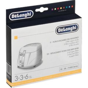 Ensemble de filtres de remplacement pour friteuse DeLonghi - Publicité Ensemble de filtres de remplacement pour friteuse DeLonghi - Publicité