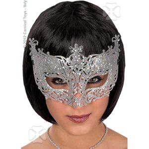 My Other Me Silver Lace Wolf - Costume Accessory My Other Me Silver Lace Wolf - Costume Accessory