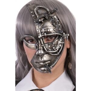 Carnival Toys 1761 - Maschera Steampunk - Plastica, Argento Carnival Toys 1761 - Maschera Steampunk - Plastica, Argento