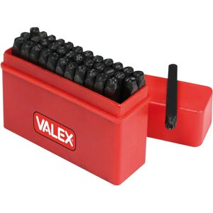 Valex Model 1980328 - Steel Letter and Number Punch Set Valex Model 1980328 - Steel Letter and Number Punch Set
