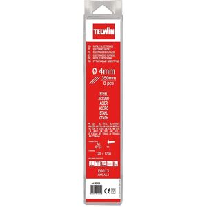 Telwin Modell 802620 Stahl Schweißelektroden - 4 mm, Packung mit 8 Telwin Modell 802620 Stahl Schweißelektroden - 4 mm, Packung mit 8
