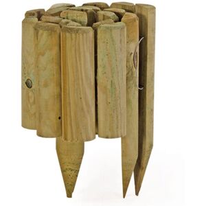 Bordura de jardín de madera Verdelook con picos - 110x5x35 cm Bordura de jardín de madera Verdelook con picos - 110x5x35 cm