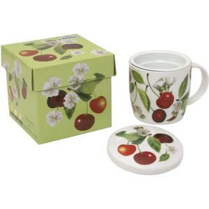 Teteras EXCELSA con Filtro y Tapa - Porcelana, 3 Tamaños, Frutos del Bosque Teteras EXCELSA con Filtro y Tapa - Porcelana, 3 Tamaños, Frutos del Bosque