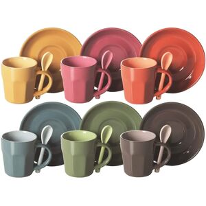 Excelsa Modell - Mehrfarbig Kaffeetassen-Set - 6 Stück Excelsa Modell - Mehrfarbig Kaffeetassen-Set - 6 Stück