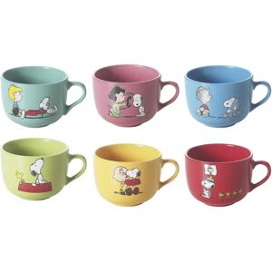 Sada 6 jumbo cappuccino hrnků Snoopy Excelsa Sada 6 jumbo cappuccino hrnků Snoopy Excelsa