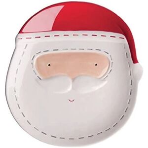Plato de Cerámica Papá Noel - Decoración Navideña Plato de Cerámica Papá Noel - Decoración Navideña