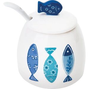 EXCELSA Ocean Gewürzglas - Handbemalte Keramik 200ml EXCELSA Ocean Gewürzglas - Handbemalte Keramik 200ml