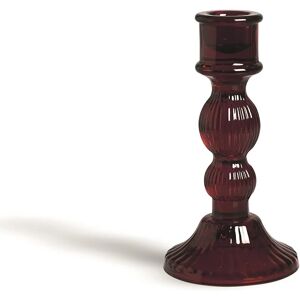 Excelsa Red Glass Candle Holder - Candle Holder Excelsa Red Glass Candle Holder - Candle Holder