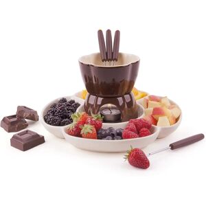 Set de Fondue au Chocolat Excelsa - Céramique 8 Pièces - Publicité Set de Fondue au Chocolat Excelsa - Céramique 8 Pièces - Publicité