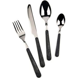 Cubiertos de madera Excelsa - 24 piezas - Negro Cubiertos de madera Excelsa - 24 piezas - Negro