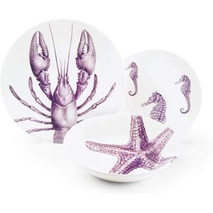 Excelsa 63034 Violet Ceramic Dinnerware Set - 3 Plates Excelsa 63034 Violet Ceramic Dinnerware Set - 3 Plates
