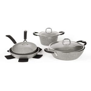 Excelsa Forn-Ok Aluminium Kochgeschirr-Set - 8 Teile Excelsa Forn-Ok Aluminium Kochgeschirr-Set - 8 Teile
