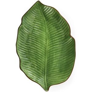 Excelsa Foliage Green Ceramic Serving Plate - Serving Plate Excelsa Foliage Green Ceramic Serving Plate - Serving Plate