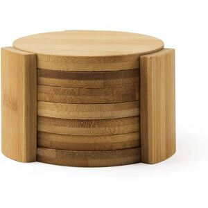 Excelsa Bamboo Coasters Set of 6 - Eco Living - Coasters Excelsa Bamboo Coasters Set of 6 - Eco Living - Coasters
