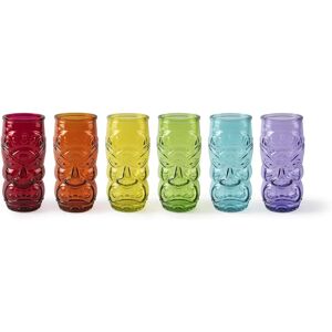 Ensemble de 6 verres en verre recyclé Excelsa - Couleurs assorties - Publicité Ensemble de 6 verres en verre recyclé Excelsa - Couleurs assorties - Publicité