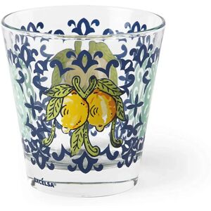 Excelsa Amalfi Water Glass Set - Blue & Multicolor Excelsa Amalfi Water Glass Set - Blue & Multicolor