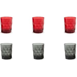 Juego de 6 vasos Excelsa Modelo 66182 Multicolor Juego de 6 vasos Excelsa Modelo 66182 Multicolor