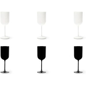 Set di Bicchieri Nordic Excelsa - 6 pezzi - Bianco e nero Set di Bicchieri Nordic Excelsa - 6 pezzi - Bianco e nero