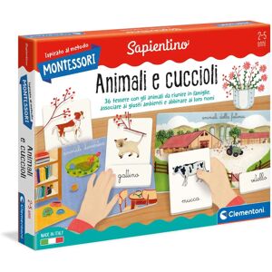 Clementoni Montessori Animales & Cachorros Juego Educativo Clementoni Montessori Animales & Cachorros Juego Educativo