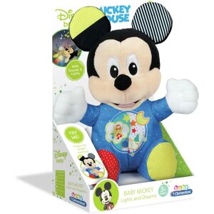 Clementoni Baby Mickey Plush Toy - Glow, Safe & Educational Clementoni Baby Mickey Plush Toy - Glow, Safe & Educational