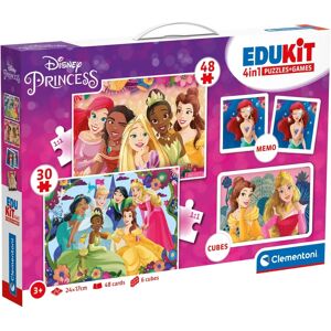 Jeu Éducatif Clementoni Disney Princesses - 4 en 1 Puzzle, Mémo, Cubes Jeu Éducatif Clementoni Disney Princesses - 4 en 1 Puzzle, Mémo, Cubes