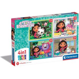 Clementoni Puzzle Maison de Poupée Gabby’s Dollhouse - 4 puzzles 12-24 pcs - Publicité Clementoni Puzzle Maison de Poupée Gabby’s Dollhouse - 4 puzzles 12-24 pcs - Publicité