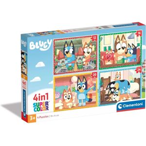 Clementoni Bluey 4-in-1 Puzzle - Lernpuzzle für Kinder Clementoni Bluey 4-in-1 Puzzle - Lernpuzzle für Kinder