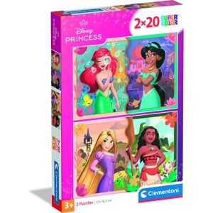 Clementoni Modèle - Ensemble de puzzles de princesses Disney - Educatif et amusant Clementoni Modèle - Ensemble de puzzles de princesses Disney - Educatif et amusant