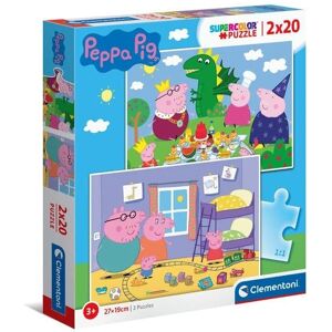 Clementoni Peppa Pig Puzzle 2x20 - Kids Puzzle with Characters Clementoni Peppa Pig Puzzle 2x20 - Kids Puzzle with Characters
