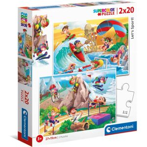 Clementoni Let's sport! 2x20 Puzzle - Jigsaw Puzzle Clementoni Let's sport! 2x20 Puzzle - Jigsaw Puzzle