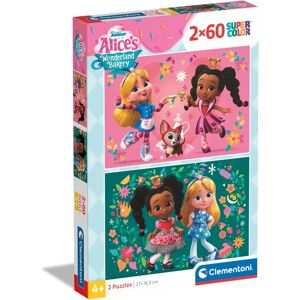 Clementoni Puzzle 2X60el Alice's Wonderland Bakery - Puzzle Clementoni Puzzle 2X60el Alice's Wonderland Bakery - Puzzle