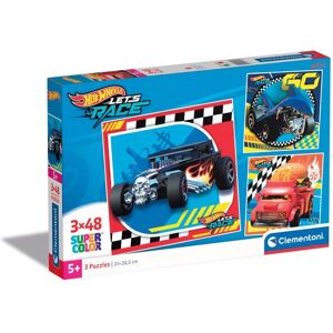 Clementoni Model 25313 Hot Wheels Puslespil - 3x48 stykker Clementoni Model 25313 Hot Wheels Puslespil - 3x48 stykker
