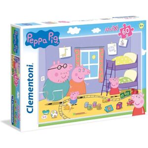 Clementoni Peppa Pig Maxi Puzzle - Puzzle, 60 pcs, 62 x 42 cm - Puzzle Clementoni Peppa Pig Maxi Puzzle - Puzzle, 60 pcs, 62 x 42 cm - Puzzle