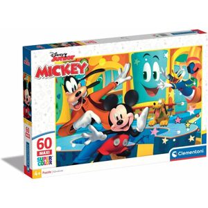 Clementoni Mickey Mouse Maxi Puzzle - 60 Pieces - Puzzle for Kids Clementoni Mickey Mouse Maxi Puzzle - 60 Pieces - Puzzle for Kids