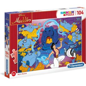 Clementoni Aladdin Puzzle Supercolor 104 Piezas - 48 X 33 Cm Clementoni Aladdin Puzzle Supercolor 104 Piezas - 48 X 33 Cm