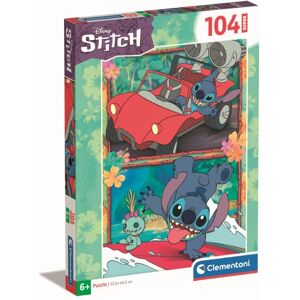 Clementoni Modelo 27571 Quebra-cabeça - Stitch Disney Colorido 104 peças Clementoni Modelo 27571 Quebra-cabeça - Stitch Disney Colorido 104 peças
