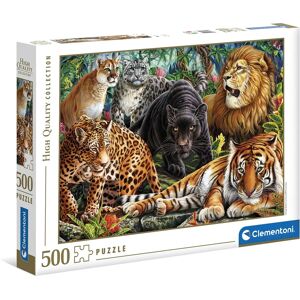 Clementoni High Quality Collection Wild Cats Puzzle - 500 pcs Clementoni High Quality Collection Wild Cats Puzzle - 500 pcs