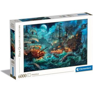 Clementoni Modelo 36530 Coleção Alta Qualidade Batalha dos Piratas - Quebra-cabeça Clementoni Modelo 36530 Coleção Alta Qualidade Batalha dos Piratas - Quebra-cabeça