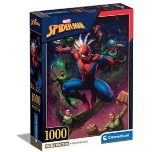 Clementoni Marvel Spiderman Quebra-Cabeça 1000 Peças - Televisão/filmes Clementoni Marvel Spiderman Quebra-Cabeça 1000 Peças - Televisão/filmes
