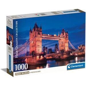 Clementoni Tower Bridge At Night 1000-Piece Puzzle - Building Clementoni Tower Bridge At Night 1000-Piece Puzzle - Building