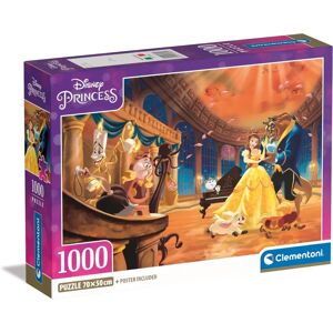 Clementoni Belle and Beast 1000 Pieces Puzzle - Disney Princess Clementoni Belle and Beast 1000 Pieces Puzzle - Disney Princess